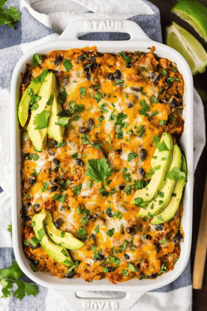 Mexican chicken casserole