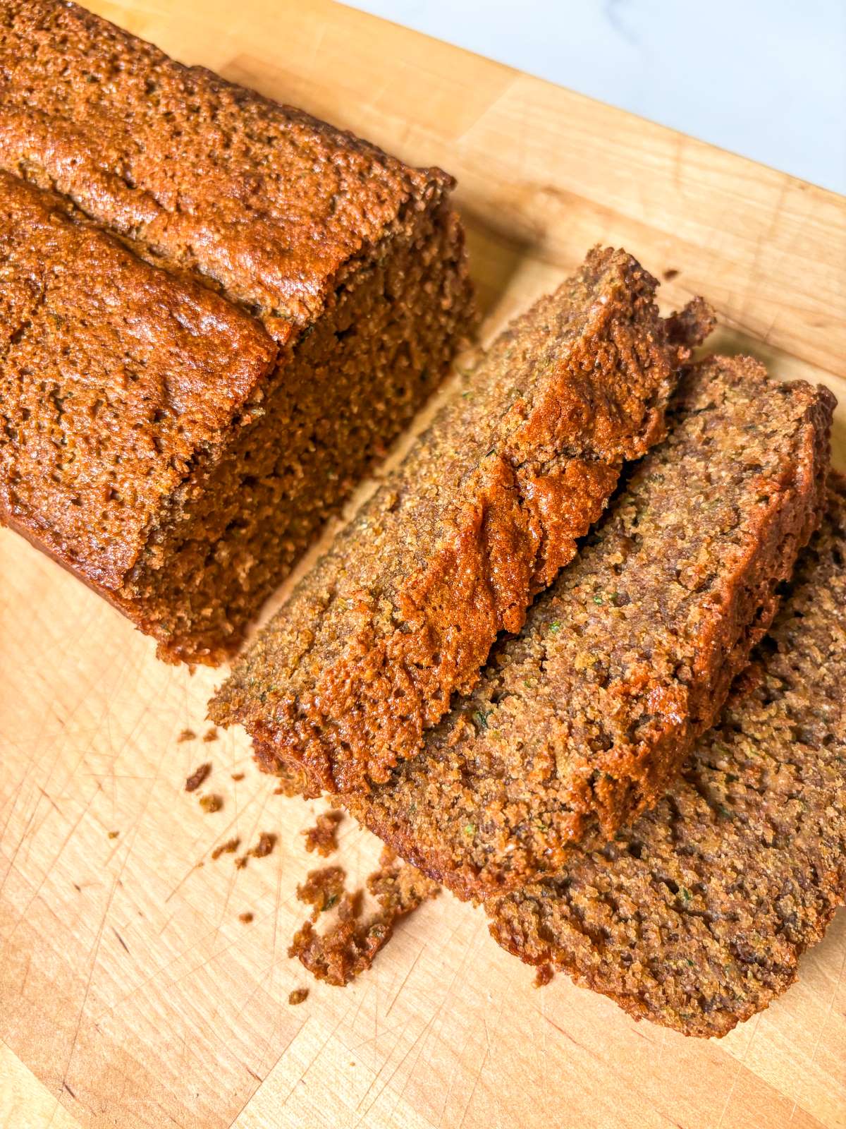 Fresh Milled Sourdough Zucchini Bread